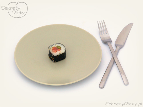 sushi maki z łososiem - wymiennik  50kcal