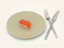 Ile kalorii ma sushi nigiri z łososiem? - wymiennik  50kcal